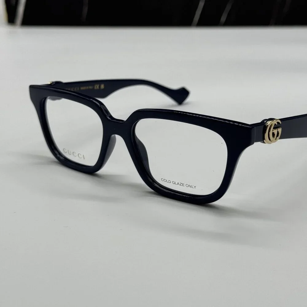NEW GUCCI GG1536O 011 BLUE WOMEN EYEGLASSES GUCCI